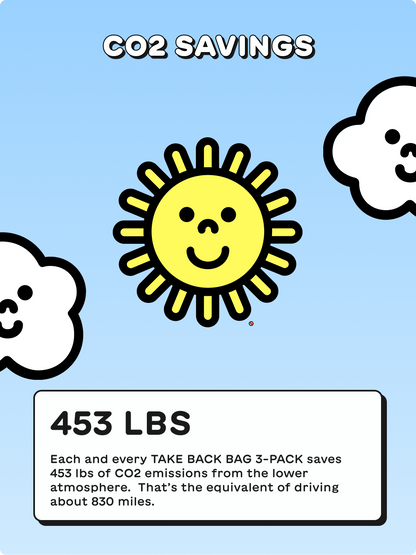 Take Back Bag Rainbow 3 Pack