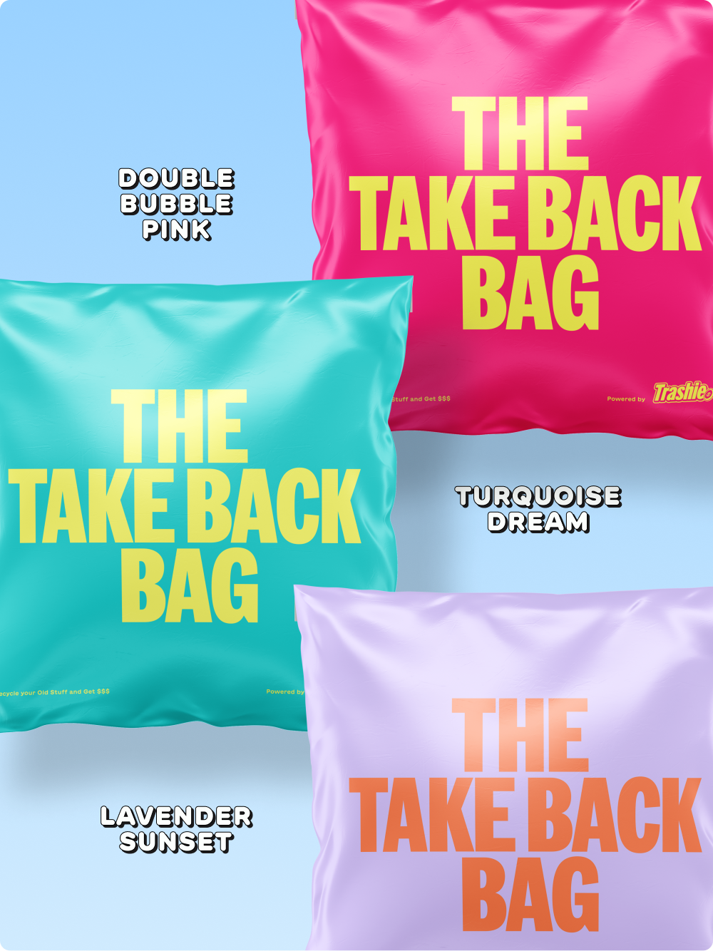 Take Back Bag Rainbow 3 Pack